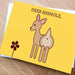 Deer A**hole Greeting Card - Tiny Bee Cards