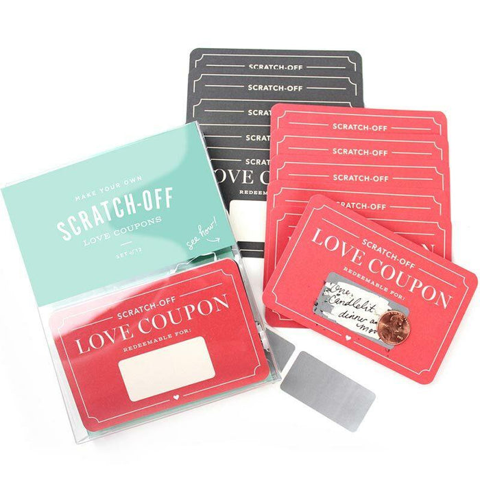 DIY Scratch-Off Love Coupons by Inklings Paperie