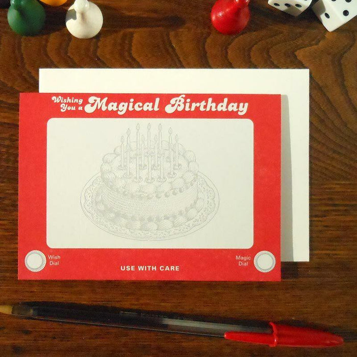 Etch A Sketch Birthday Card - a. favorite design