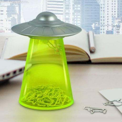 Filing Saucer UFO Paper Clip Holder - Fred & Friends