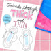 Friends Through Thick + Thin Birthday Card - Bangs & Teeth