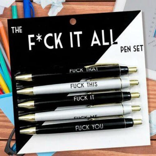 Sweary Fuck Pens Cussing Pen Gift Set