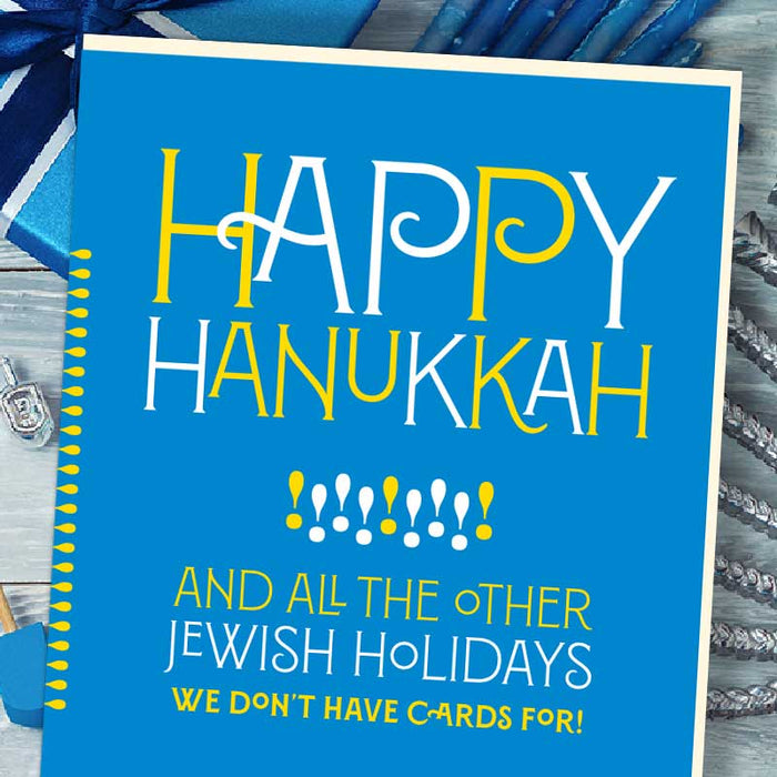 Happy Hanukkah! And All The Other Jewish Holidays We Don't Have Cards For! - Offensive + Delightful