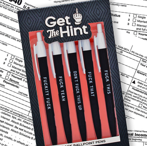 Get The F*cking Hint Ballpoint Pens - NPW