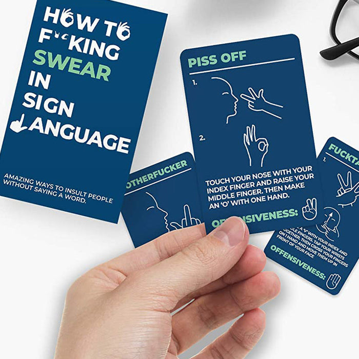 How To Swear In Sign Language - Gift Republic