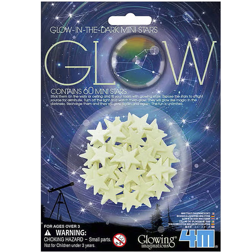 Glow-In-The-Dark Mini Stars - Educational STEM Toy