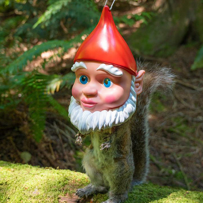 Gnome Squirrel Feeder by Archie McPhee