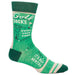 Swing Your Thing Men's Golf Socks by Blue Q
