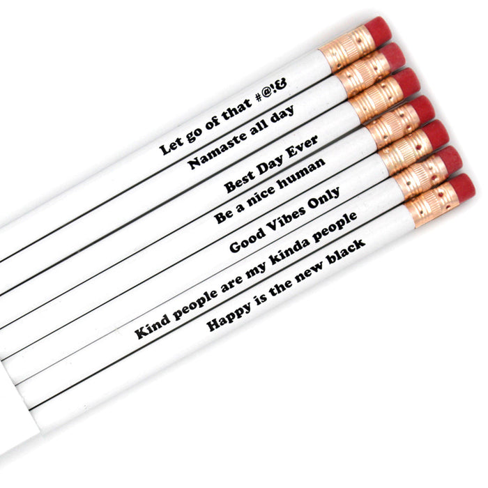 Good Vibes Pencil Set - Happy is the new black