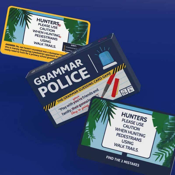 Bubblegum Stuff - Grammar Police Guessing Card Game