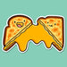 Grilled Cheese Sandwich Sticker