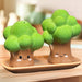 Kawaii Happy Grove Trees Salt & Pepper Set - Kawaii Style