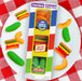 Kraft Gummy Candy Snack Pack - 🧀 Kraft Mac & Cheese Gummies 🌭 Oscar Mayer Gummy Hot Dogs 🥒 Claussen Gummy Pickles