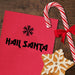 Hail Santa Christmas Card - Guttersnipe Press Letterpress Greetings