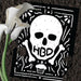 Happy Birthday HBD Skull Card - Kat French Design
