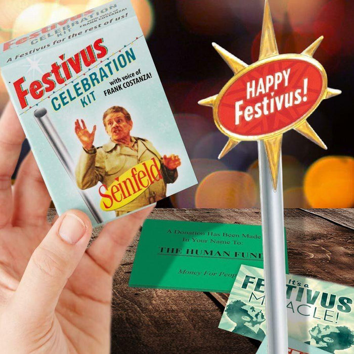 Happy Festivus Pole Seinfeld Holiday Kit - Running Press