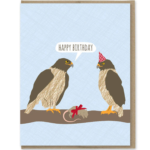 Hawks I Hope It's Awesome Birthday Card - Modern Printed Matter