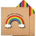 Hip Hip Hooray Rainbow Greeting Card - Tache