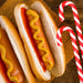 Hot Dog Candy Canes - Christmas Candy - Archie McPhee