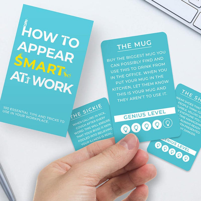 How To Appear Smart At Work Flashcards - Gift Republic