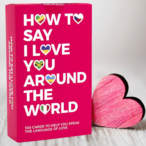 How To Say I Love You Around The World Cards - Gift Republic