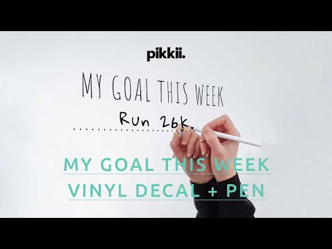 My Goal This Week - Mirror Sticker + Pen Motivational Kit