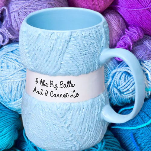 Knitting Coffee Mug, Knitting Gifts, Gifts For Knitting, Knitting