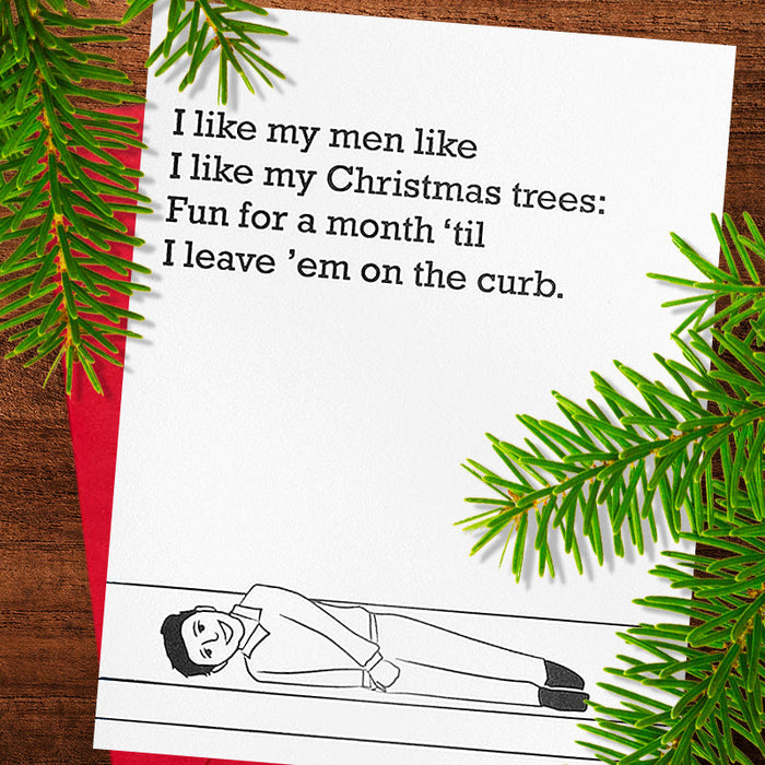 Men Are Like Trees Christmas Card