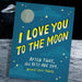 I Love You To The Moon. After That All, Bets Are Off Card - Emily McDowell & Friends