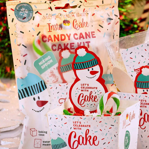 InstaCake Cards - Candy Cane Cake Kit