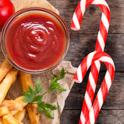 Ketchup Candy Canes - Christmas Candy - Archie McPhee