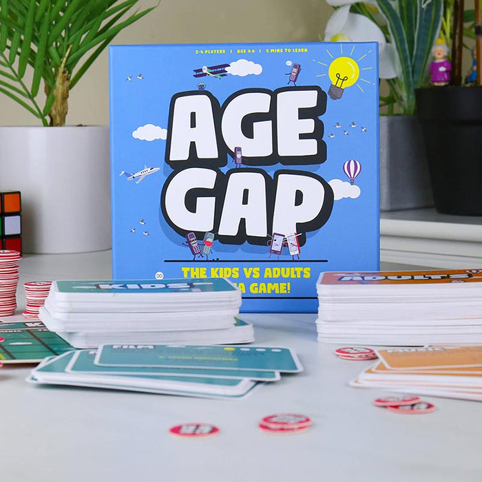Age Gap - Kids vs Adults Trivia Game - Gift Republic