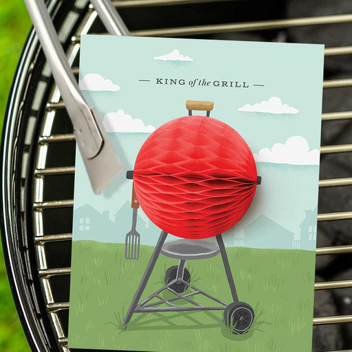 King Of The Grill Pop-Up Father's Day Card - Inklings Paperie