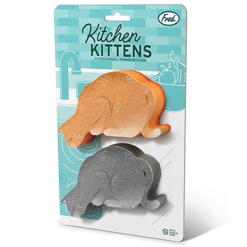 Kitchen Kittens Dish Sponges - Unique Gifts - Fred — Perpetual Kid