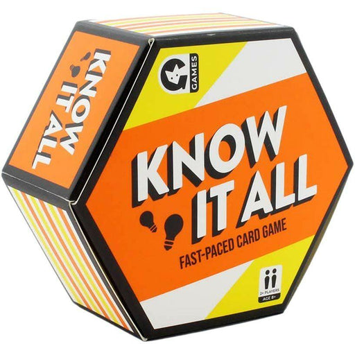 Know It All Fast-Paced Trivia Card Game - Ginger Fox