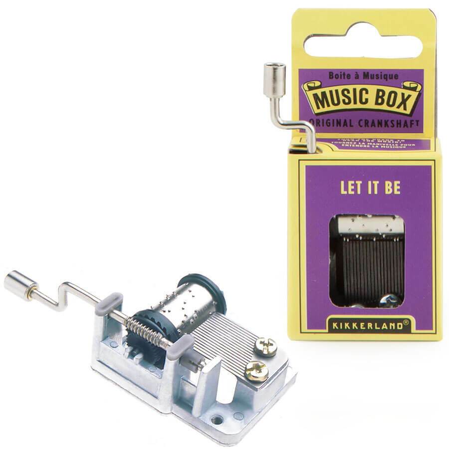 Let It Be Crank Music Box - Unique Gifts - Kikkerland — Perpetual Kid