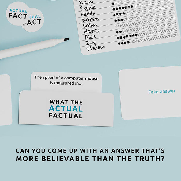 What the Actual Factual Party Game by Pikkii