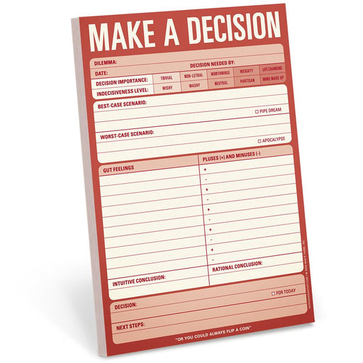 Make a Decision Pad - Knock Knock