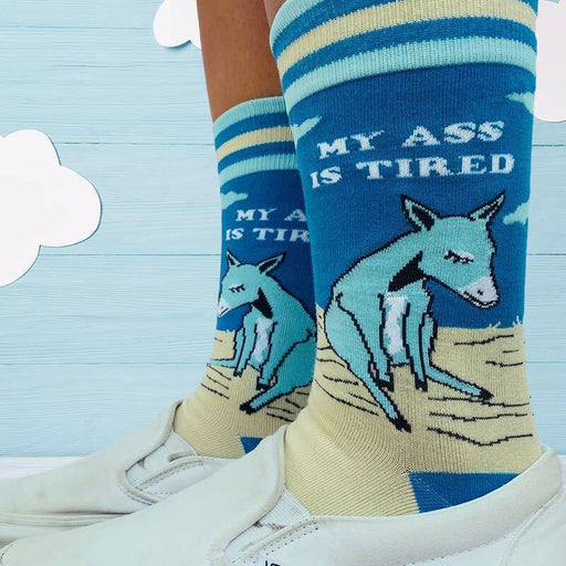 My Ass Is Tired Donkey Socks - Groovy Things Co