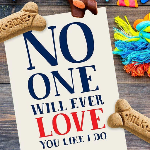 No One Will Love You Like I Do, Except The Dog Birthday Card - A Smyth Co