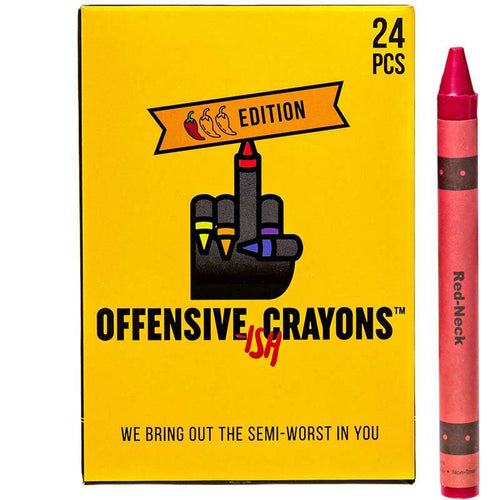 Offensive-ish Crayons - Unique Gifts - Offensive Crayons