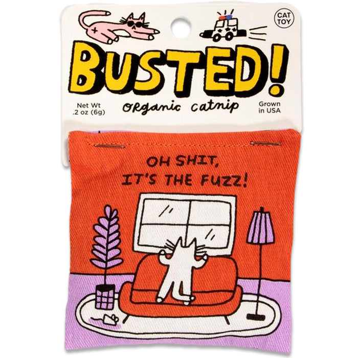 Oh Shit, It's The Fuzz Catnip Toy