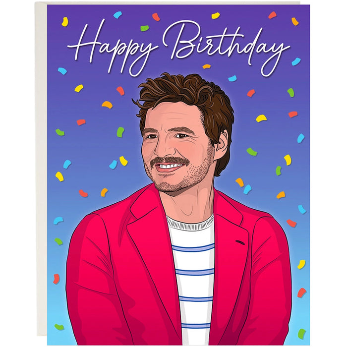 Pedro Pascal Happy Birthday Card