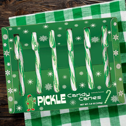 Pickle Candy Canes - Funny Stocking Stuffer -  Archie McPhee