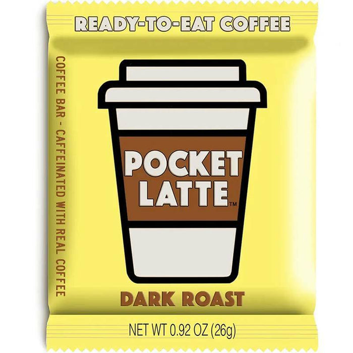Pocket Latte - Caffeinated Dark Roast Coffee Chocolate - Pocket Latte