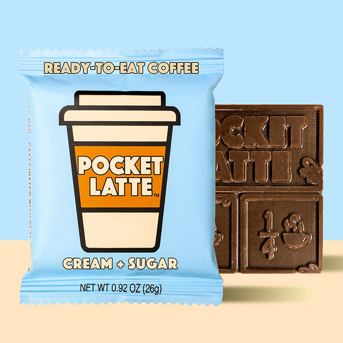 Caffeinated Coffee, Cream & Sugar Chocolate - Pocket Latte