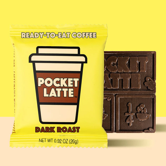 Pocket Latte - Caffeinated Dark Roast Coffee Chocolate