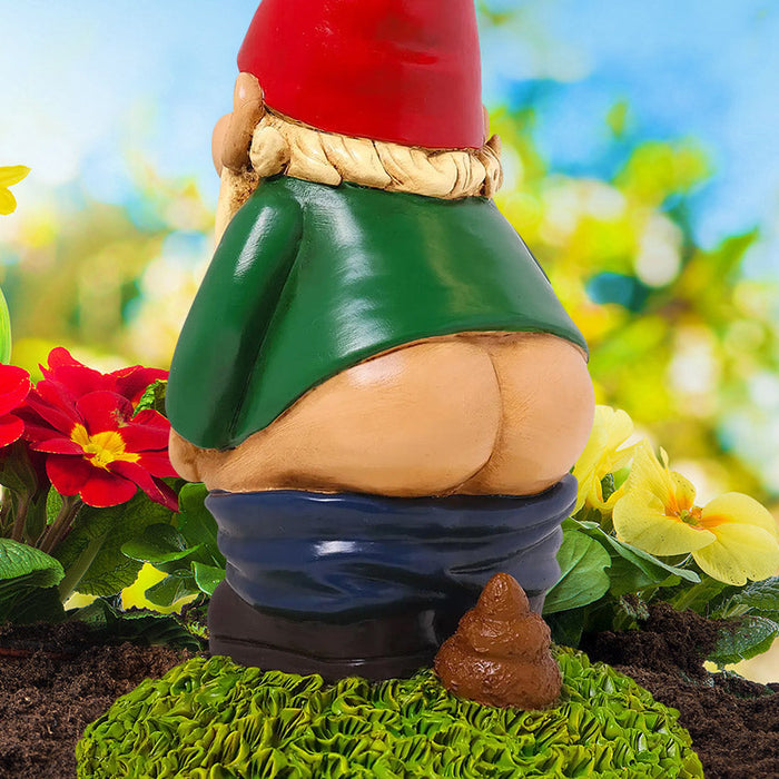 Pooping Garden Gnome