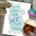Best Cat Dad Father's Day Card by Hennel Paper Co.