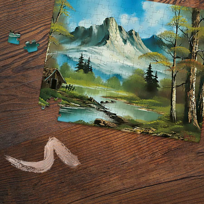 Bob Ross Happy Little Puzzles by Running Press